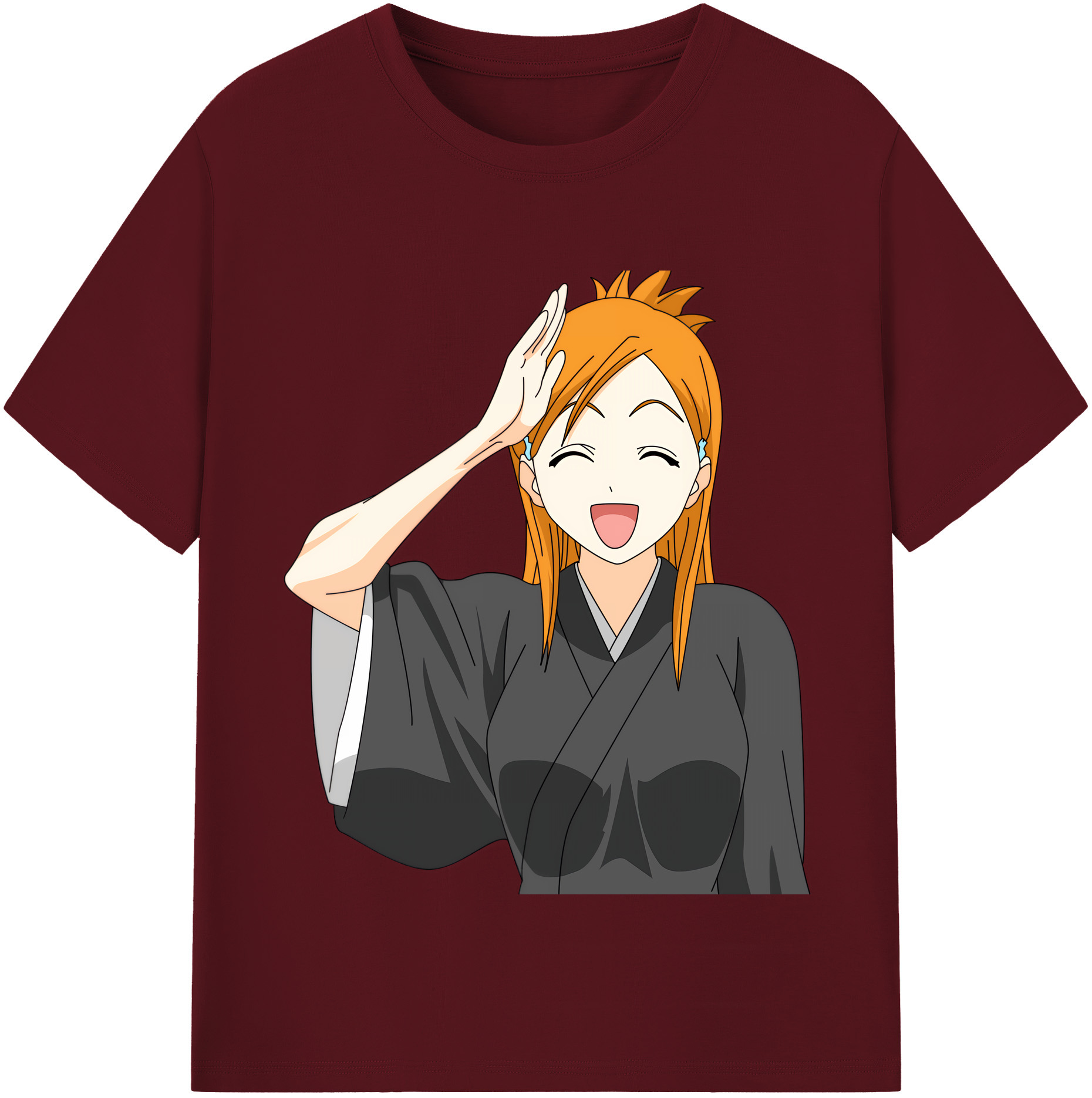 （画像用） ブリーチ 井上織姫（いのうえおりひめ） BLEACH Inoue Orihime 綿100％半袖Tシャツ（フロントプリント）